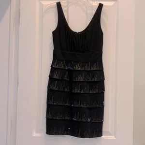 Laundry by Shelli Segal black dress with sequins